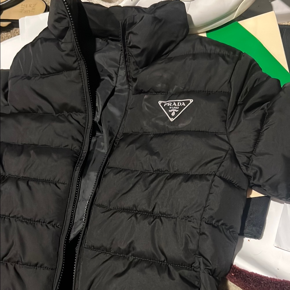 Prada Quilted Black Jacket